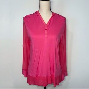 Soft Surroundings tunic with hood, petite small